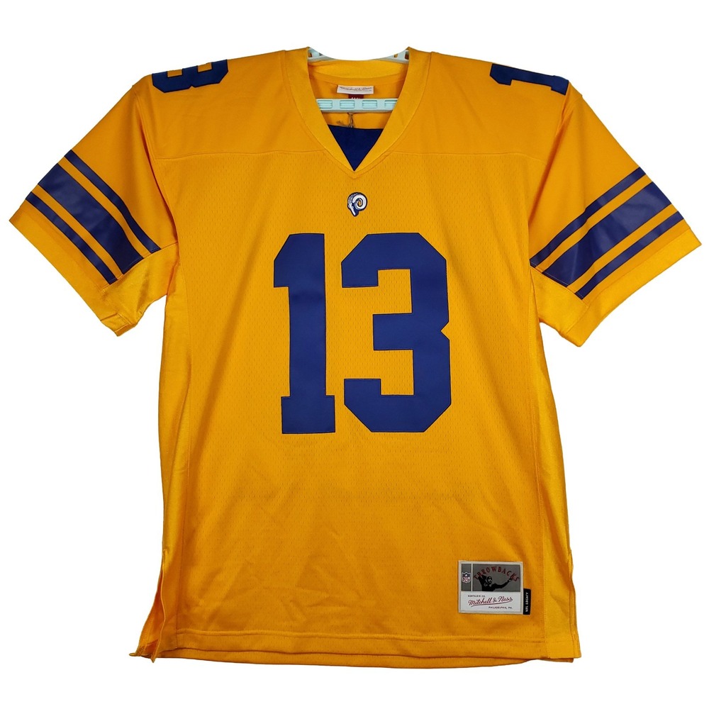 Kenny Washington LA‎ Rams Mitchell & Ness NFL Large Jersey Yellow #13 NWT